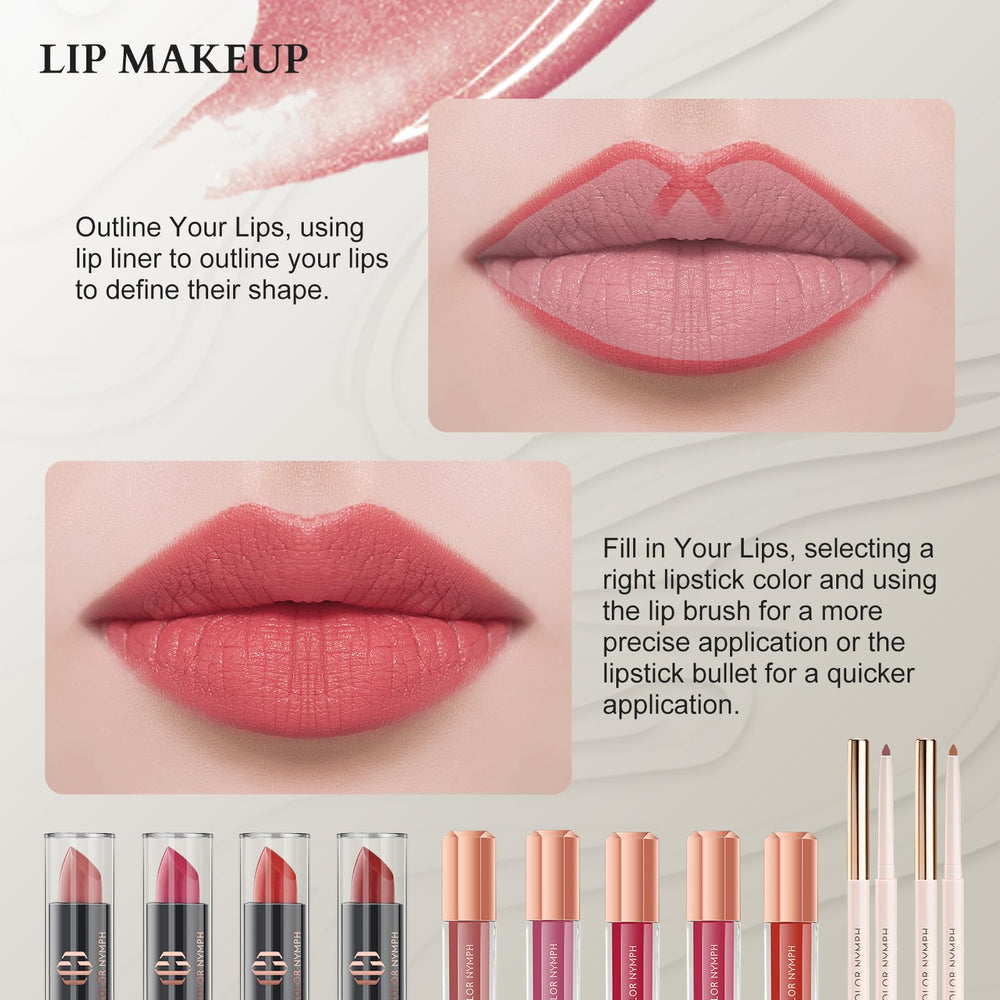 Color Nymph lipgloss kit offering glossy finish for shine