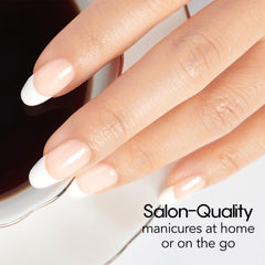 Color Street Meet Me in Paris creme French tips for a refined look.