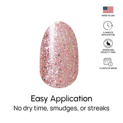 Color Street Social Butterfly flexible strips adapt to nails for comfortable wear