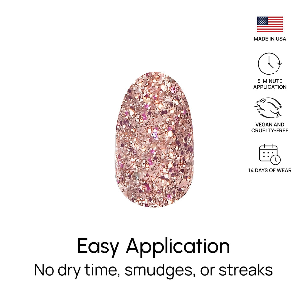Color Street Tokyo Lights holographic sparkle detail ideal for celebrations.