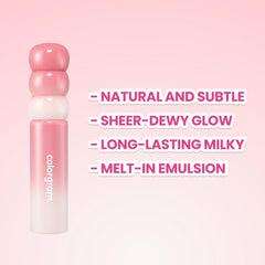 COLORGRAM Fruity Glass Tint Milk 01 Berry Amazing silky texture for smooth application