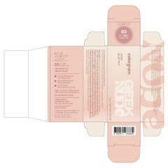 Colorgram Nude Blur Tint 03 Lovely Fig compact size ideal for travel touch-ups.