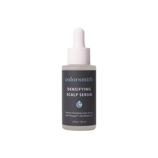 Colorsmith Densifying Scalp Serum bottle with Procapil and Redensyl for targeted scalp care
