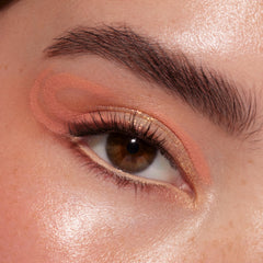 ColourPop Baby Got Peach glitter gold shade adds festive sparkle to any look.