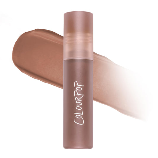 ColourPop Cloud Whip lip tube closeup shows creamy texture and soft finish