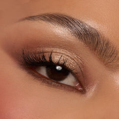 ColourPop Deja Brew matte sparkle shade closeup for soft dimension.
