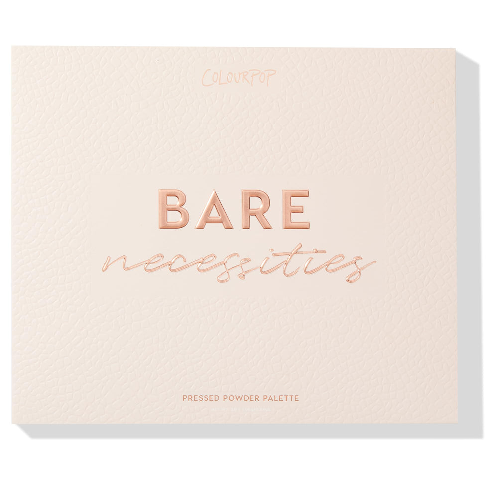 ColourPop Bare Necessities packaging highlights cruelty-free branding and compact design