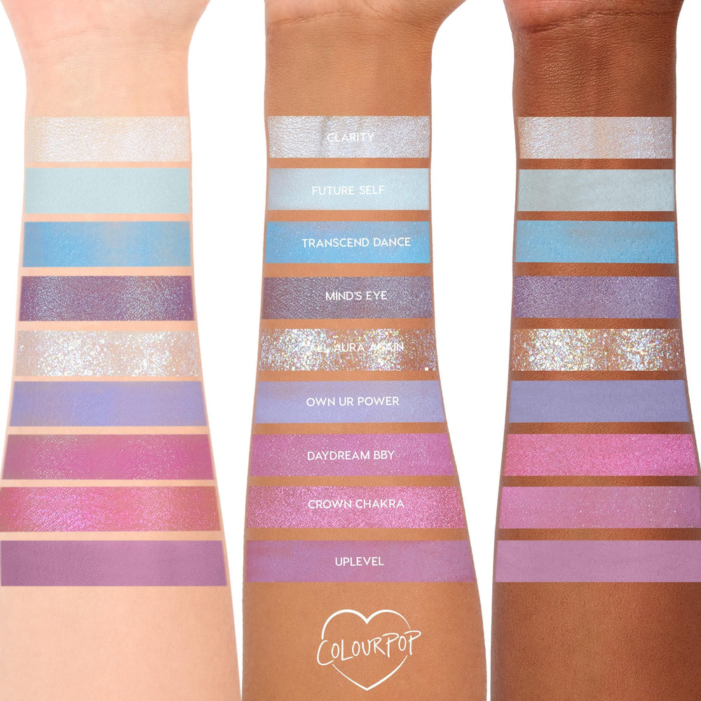 ColourPop In a Trance on-eye look demonstrating versatility for everyday to bold styles.
