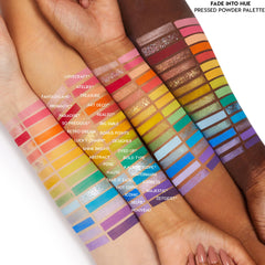 ColourPop Fade Into Hue pressed glitters add brilliant sparkle for accent touches.