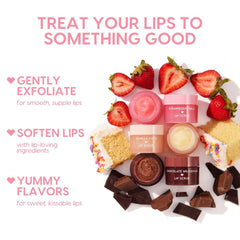 Application demo of ColourPop Fresh Kiss exfoliating lip scrub on lips.