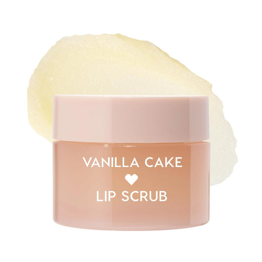 ColourPop Fresh Kiss lip scrub Vanilla Cake jar softens lips for smooth lipstick prep.