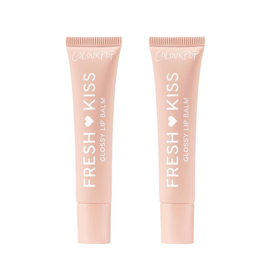 ColourPop Fresh Kiss Glossy Lip Balm Vanilla Cake 2-pack on display for hydration