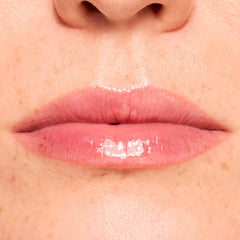 ColourPop Fresh Kiss Glossy Lip Balm wild berry swatch shows vibrant color with glossy shine