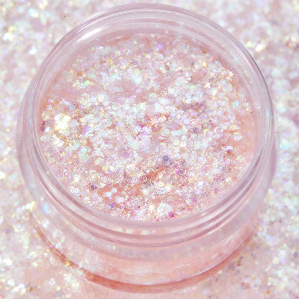 ColourPop Glitterally Obsessed Body Glitter Gel dries quickly with a lightweight feel.