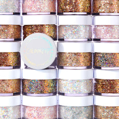 Festival-ready glow using ColourPop Glitterally Obsessed Body Glitter Gel.