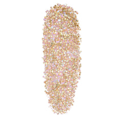 ColourPop glitter gel on shoulders for radiant, mess-free shimmer.