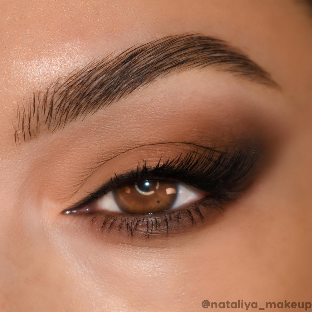 ColourPop Gone Matte palette close-up highlighting matte, metallic, and glitter finishes.