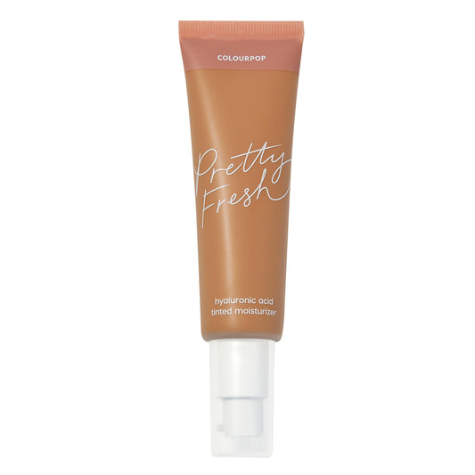 ColourPop Pretty Fresh tinted moisturizer bottle close-up showing hydrating base with lightweight coverage.