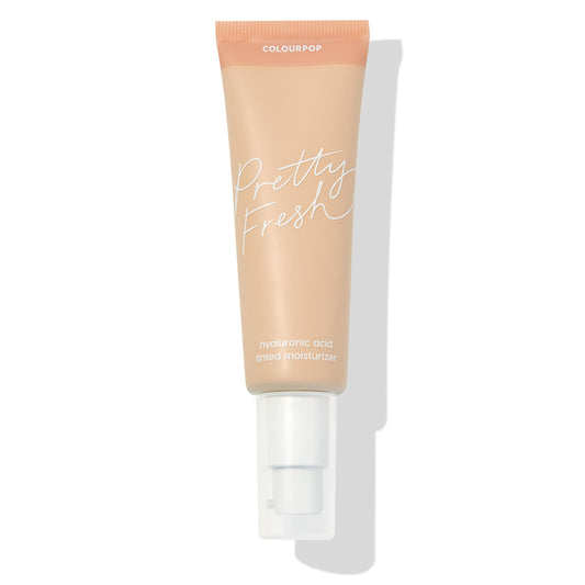 ColourPop Pretty Fresh tinted moisturizer bottle front reveals a lightweight, hydrating skin tint.
