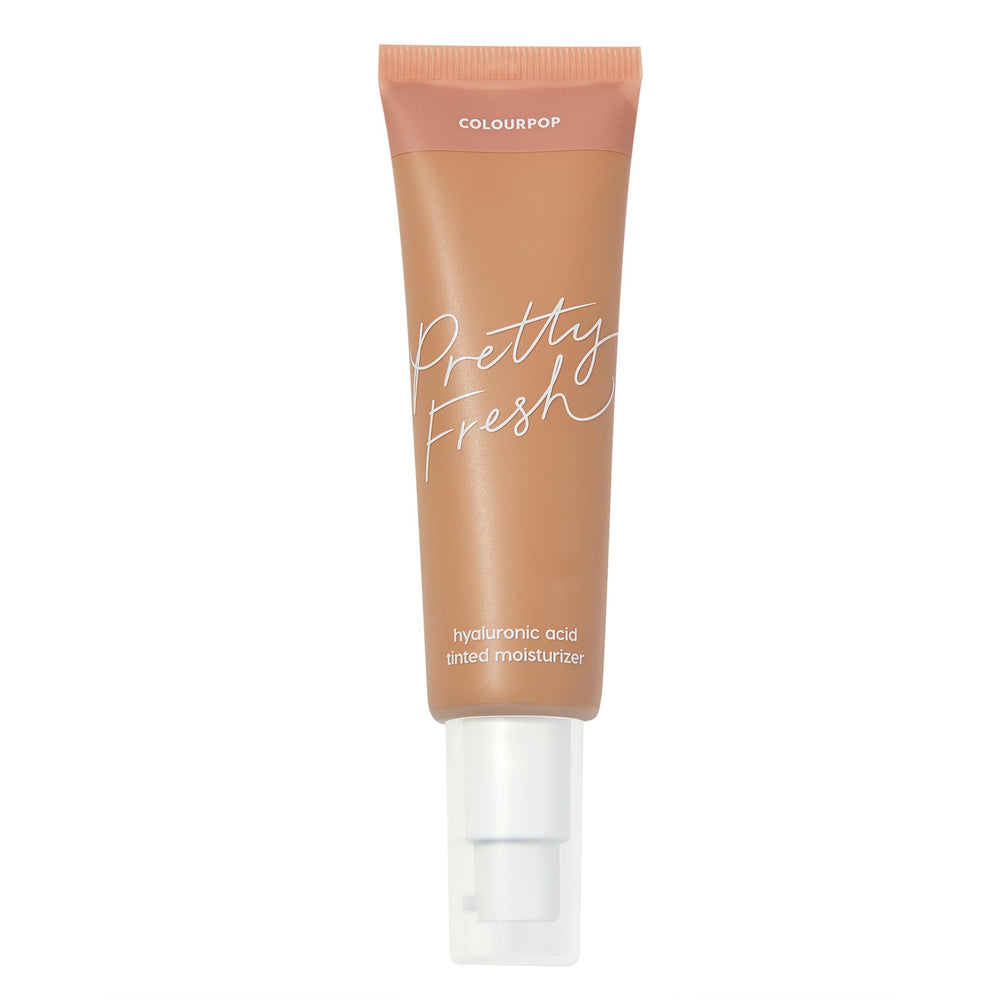 ColourPop Pretty Fresh tinted moisturizer bottle and pump delivering lightweight hydration