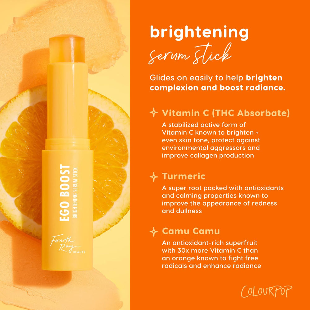 ColourPop serum-stick in hand ready for quick routine.