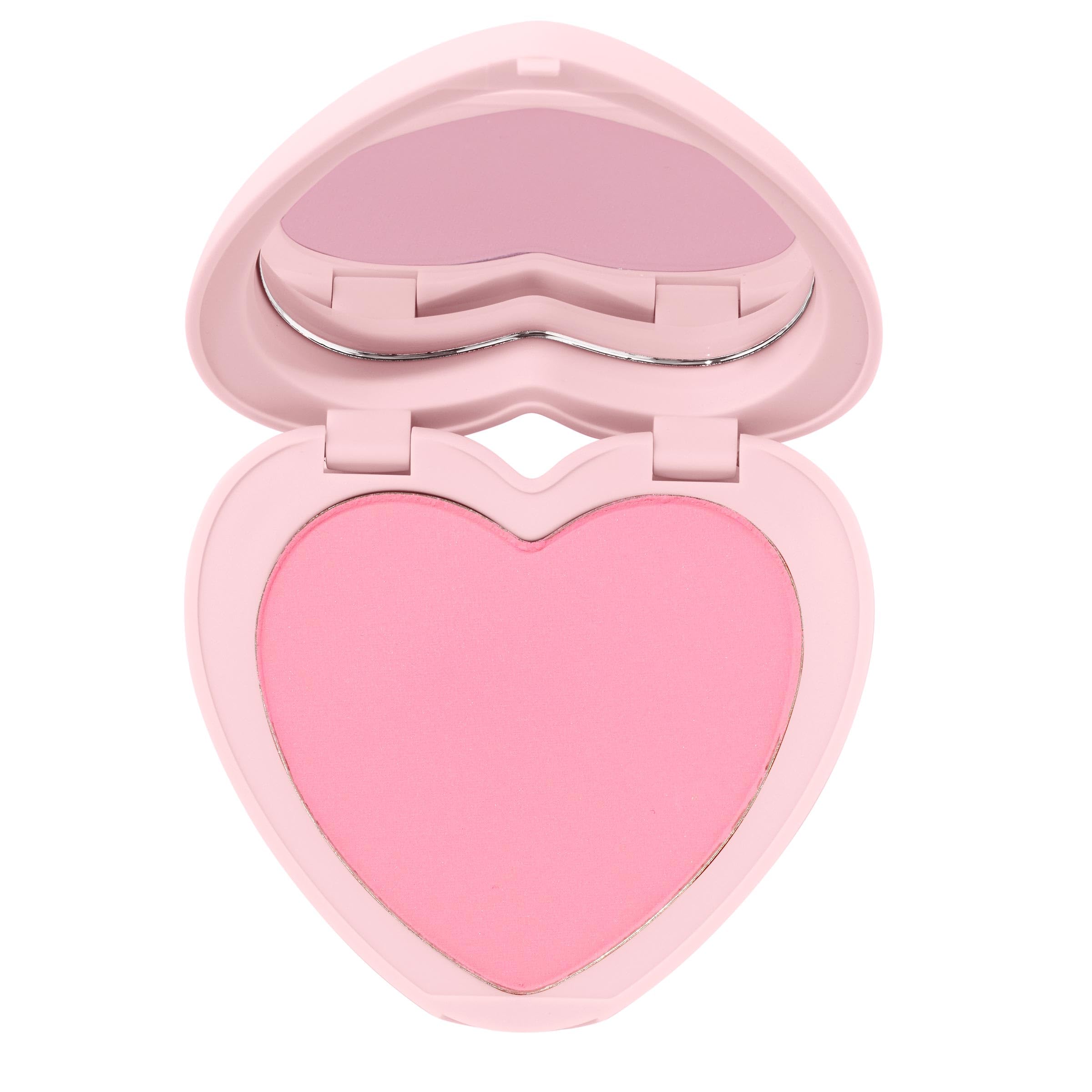 ColourPop Silky Powder Blush Sweetheart heart-compact delivers a subtle long-wear flush.