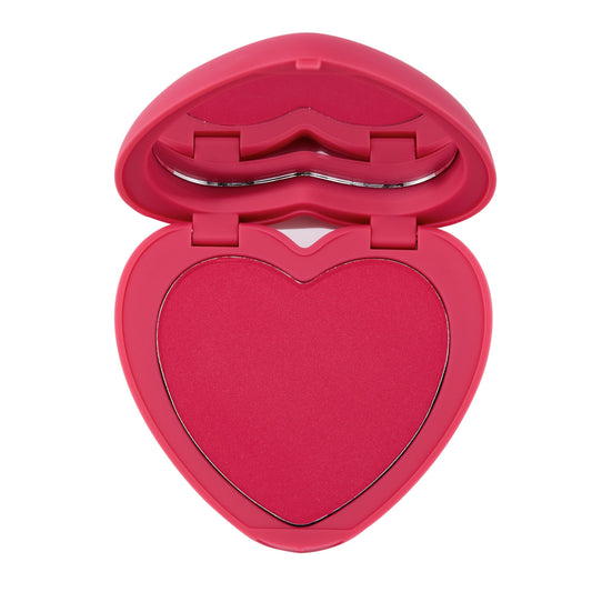 ColourPop Silky Powder Blush in a heart-shaped compact for on-the-go touchups and natural glow.