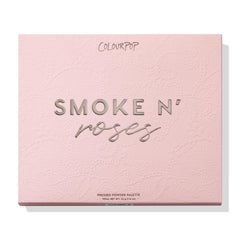 ColourPop Smoke N Roses shown with brushes and tips for best payoff.