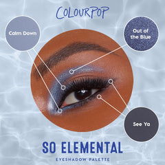 ColourPop So Elemental pearlescent glitter shots add subtle dimension to eyes