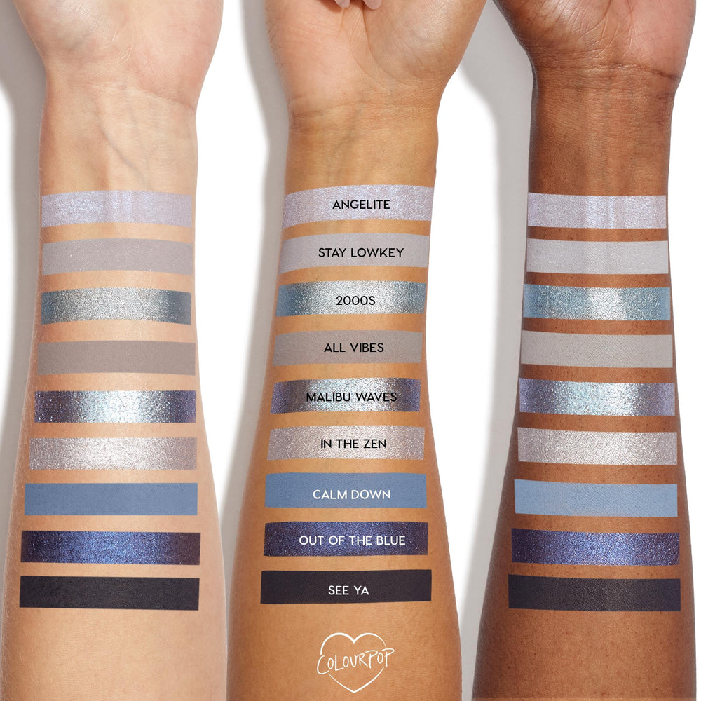 ColourPop So Elemental silver metallic shades reveal chrome-like shine for evening ensembles