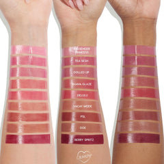 ColourPop So Juicy packaging closeup highlighting convenient twist-up application.