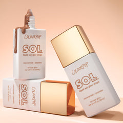 Packaging image of ColourPop Sol Glow Drops with dropper for precise application