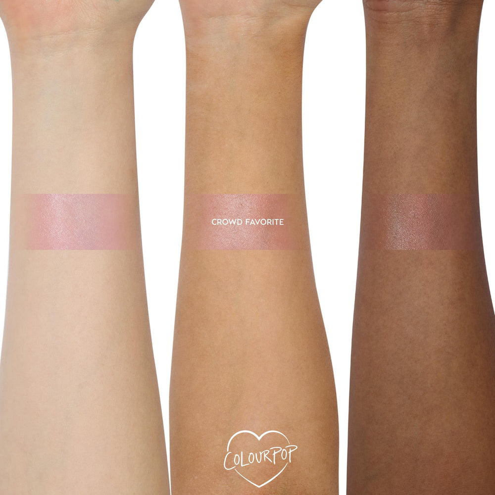 Close-up of nourishing ingredients in ColourPop Stitch blush.