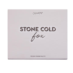 ColourPop Stone Cold Fox compact front showcases stylish, travel-ready design.