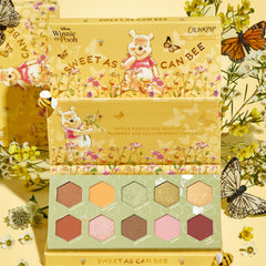 ColourPop Winnie the Pooh Sweet As Can Bee palette enables soft daytime looks or bold transitions
