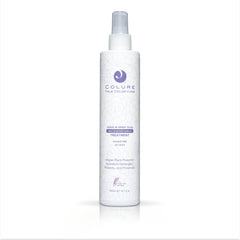 COLURE Leave-In Spray Plus bottle front view showing detangling-ready packaging.