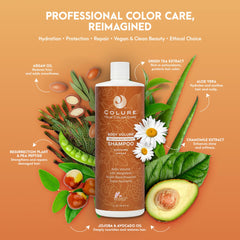 COLURE salon glow result hints at professional-grade shine and balanced moisture