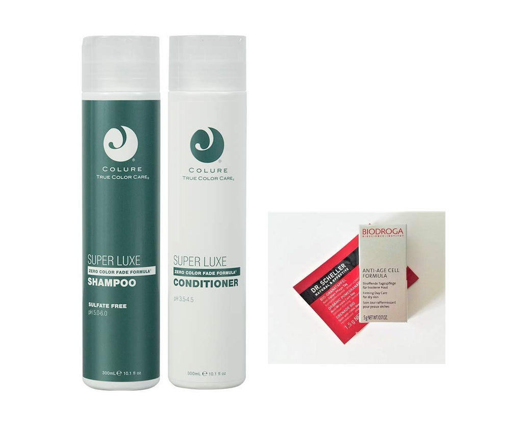 Colure True Color Care Shampoo bottle for color vitality and moisture in color-treated hair.
