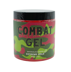 Combat Gel extreme hold slick hair style showing defined texture and edge control.