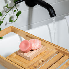 Community Goods Citrus Squeeze Shampoo Bar provides color-safe cleansing with a gentle formula.