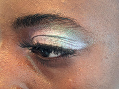 Concrete Minerals complete look Sweet Tooth delivers aqua-blue magenta shimmer