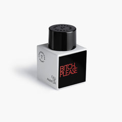 Confessions of a Rebel B*tch Please EDP mini bottle front view, ideal for travel and on-the-go scenting.
