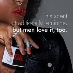 Confessions of a Rebel B*tch Please EDP on-skin swatch reveals balanced fragrance notes.