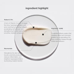 CONTROL CORRECTIVE Advanced Retinol Plus texture swatch shows smooth, absorbent feel.