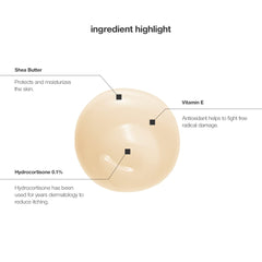 CONTROL CORRECTIVE Calming Balm on arm demonstrates nourishing moisture.