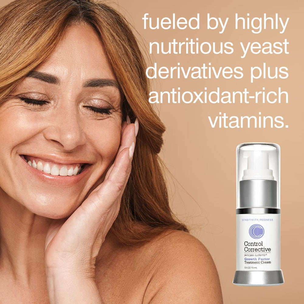 Clean formula label on CONTROL CORRECTIVE Growth Factor Treatment Cream