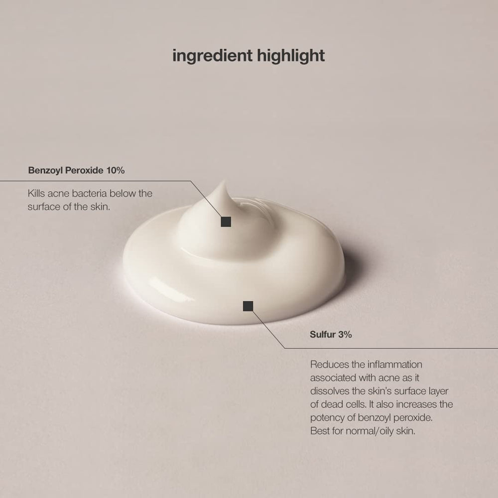 CONTROL CORRECTIVE Clear Med 10% being applied on skin for care.