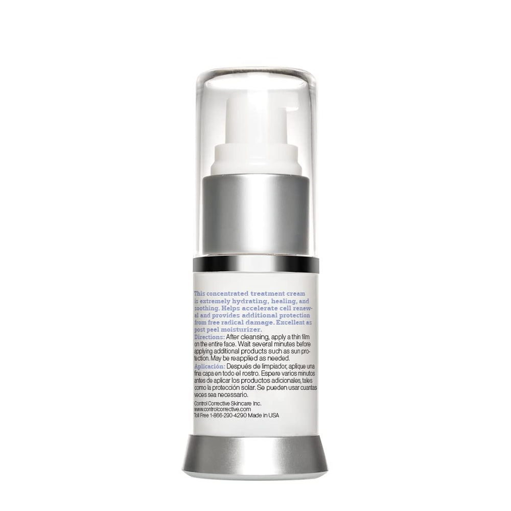 Close-up of CONTROL CORRECTIVE Growth Factor Treatment Cream texture for gentle renewal