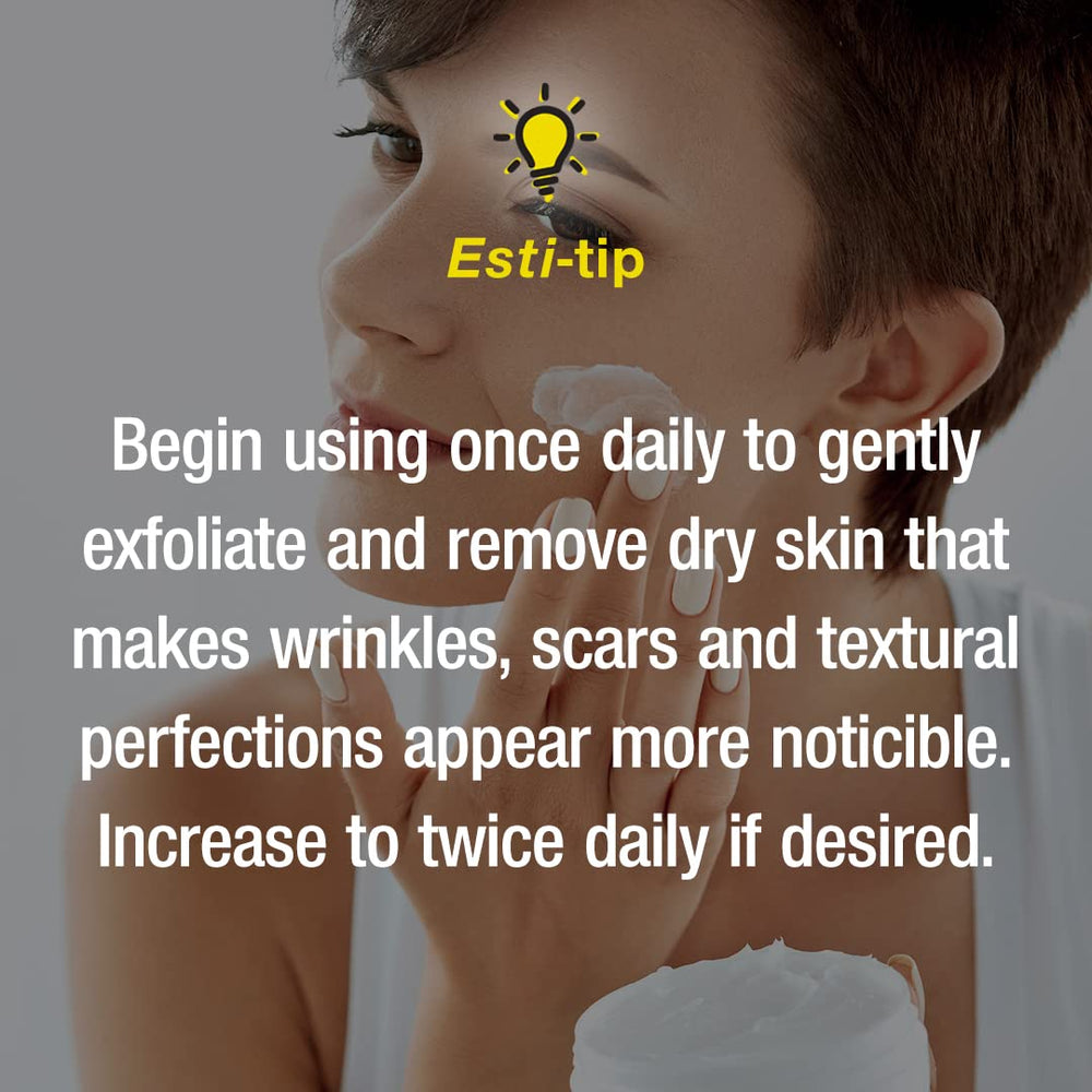 CONTROL CORRECTIVE Lactic-Firming Cream with vitamin E and chamomile for soothing finish.