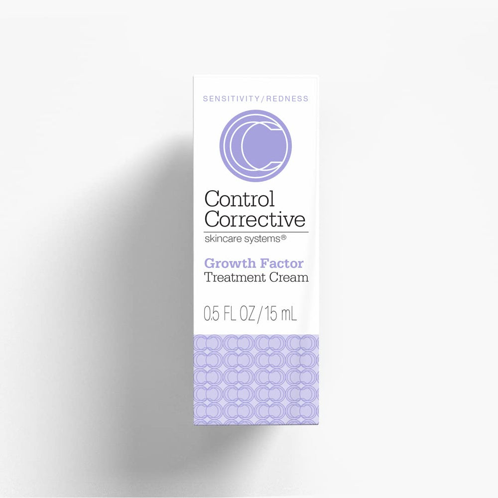Skin soothing after application with CONTROL CORRECTIVE Growth Factor Treatment Cream
